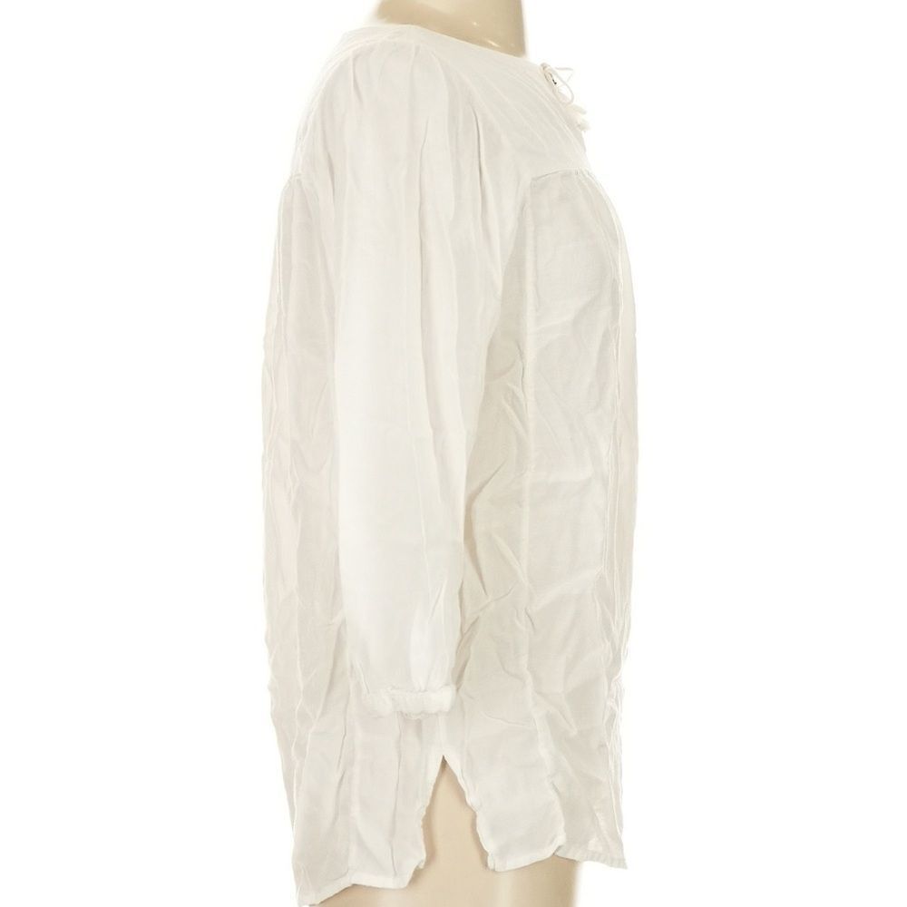 ANINE BING White boho sheer Flowy Tassel Blouse XS - Picture 11 of 14